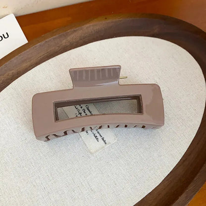 2025 New Soft Silicone Hair Claw Clips for Women Non Fragile Bendable Shark Clip Anti Drop Hairpin Headgear Does Not Hurt Hair - Rehmiar