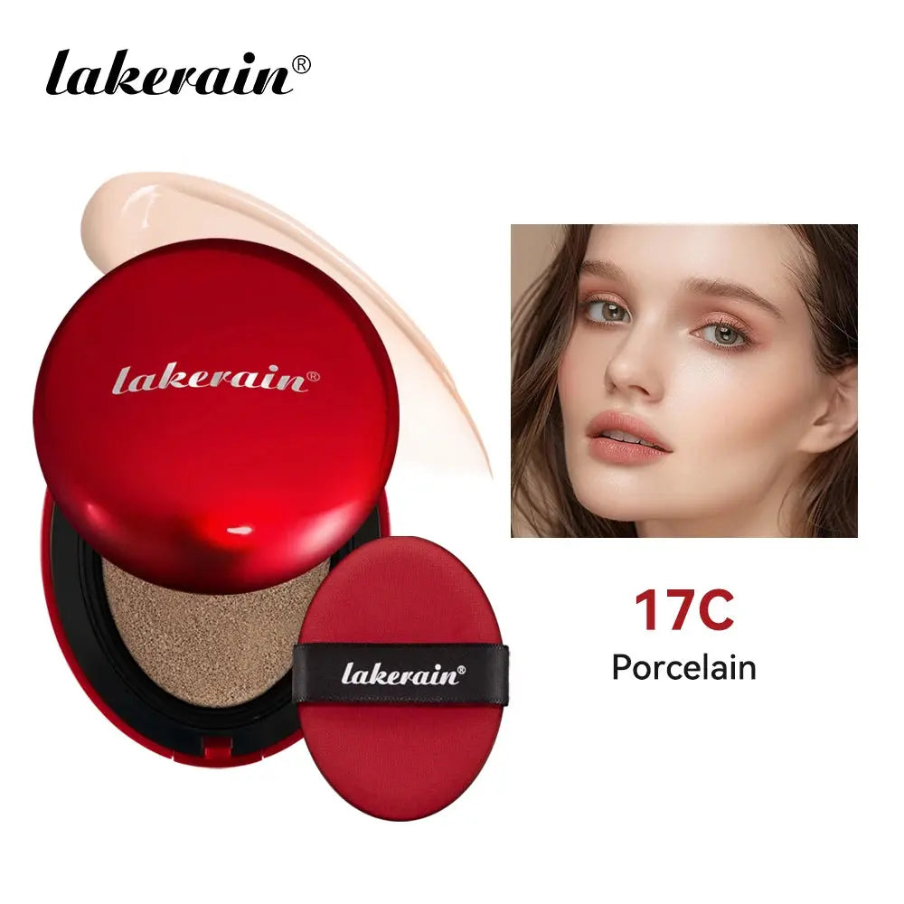 Sunscreen Cushion Foundation Fit Cushion Foundation Full Coverage Waterproof Long-lasting Concealer Long-lasting Makeup - Rehmiar