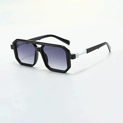 Anti-Blue Light Square Glasses – Lightweight Transparent Black Frame Eyewear for Men Women - Rehmiar