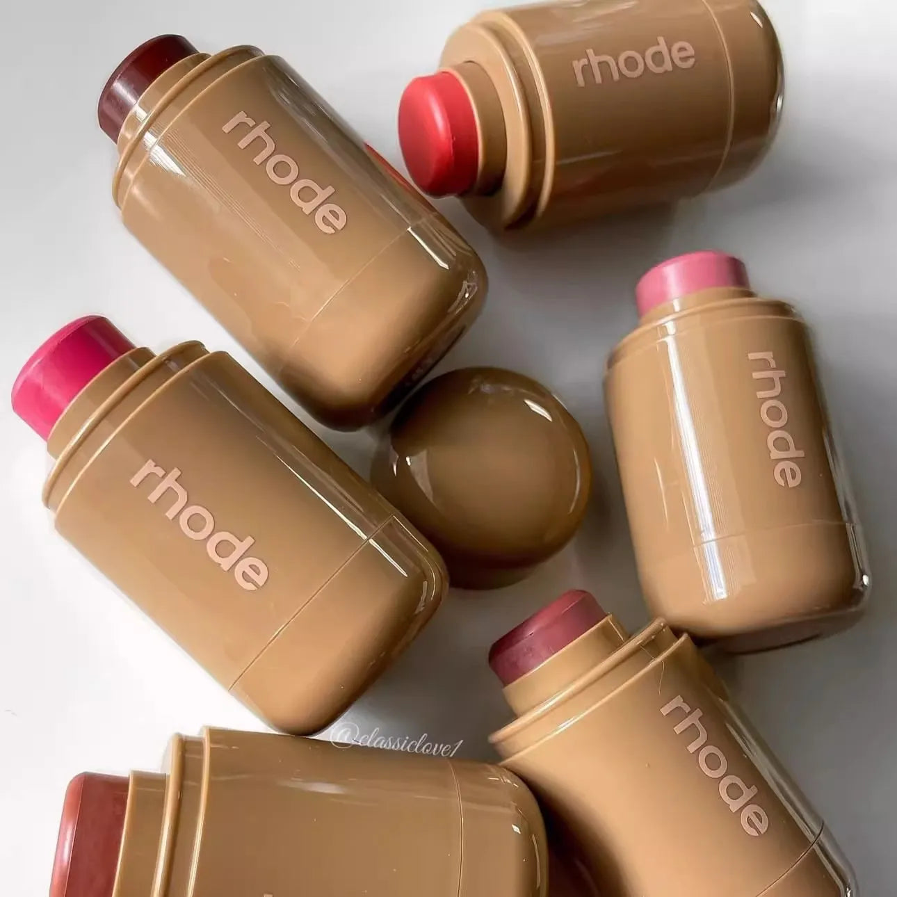 Jellybean Lip Gloss Spicy Marg Juice Box Pocket Blush Stick Non-Fading Waterproof Blusher Moisturizing Lipstick