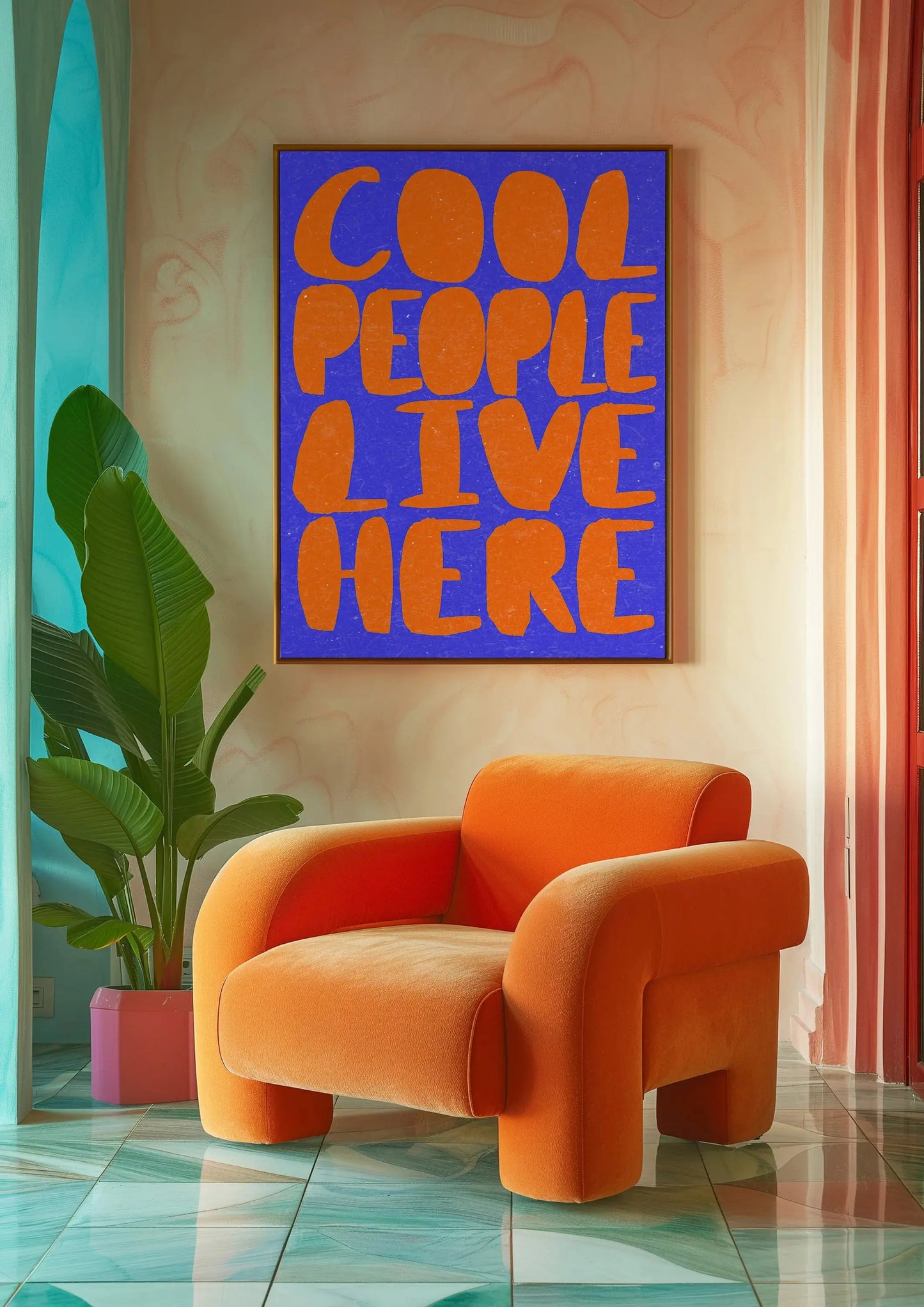 Amore Green Striped Canvas Wall Art – Wine Glass & Pepper Modern Home Decor