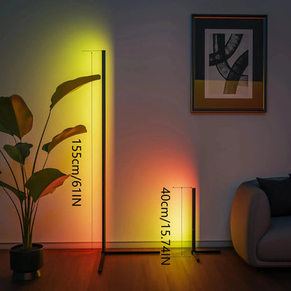 RGB Dream Colour Floor Lamp – Music Sync, 16 million Colour Changing Standing Mood Light for Bedroom & Living Room
