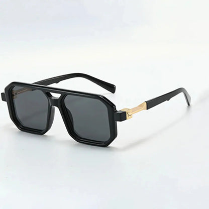 Anti-Blue Light Square Glasses – Lightweight Transparent Black Frame Eyewear for Men Women - Rehmiar