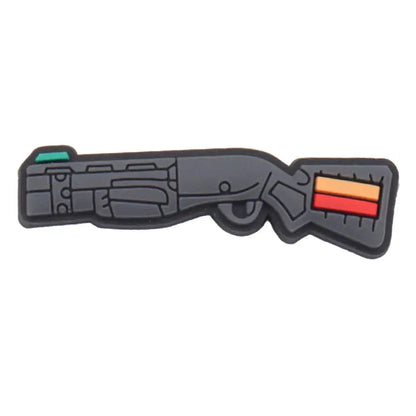Cool PVC Shoe Charms for Clogs – Gun, Money, Wine & Flag Decorative Buckles - Rehmiar