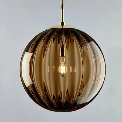 Modern Led Pendant Light Nordic Glass Ball Hang Lamp for Bedroom Dining Room Bar Decor
