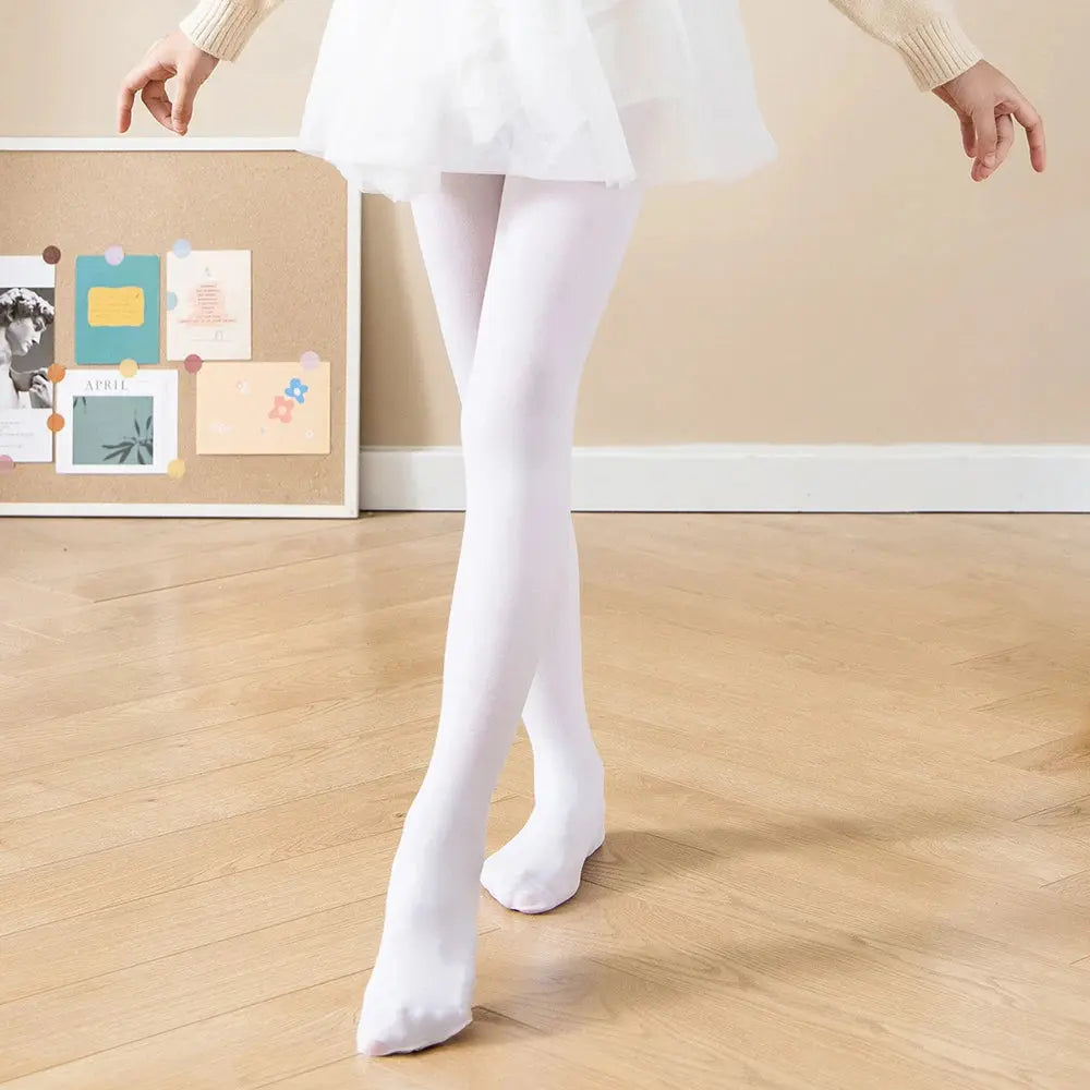 Ballet Dance Tights for Girls – Soft Footed Stockings, Good Elasticity School Uniform Tights