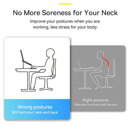 Baseus Laptop Stand for MacBook Air Pro Foldable Aluminium Vertical Notebook Stand Scalable Adjustable Support Tablet Kickstand - Rehmiar