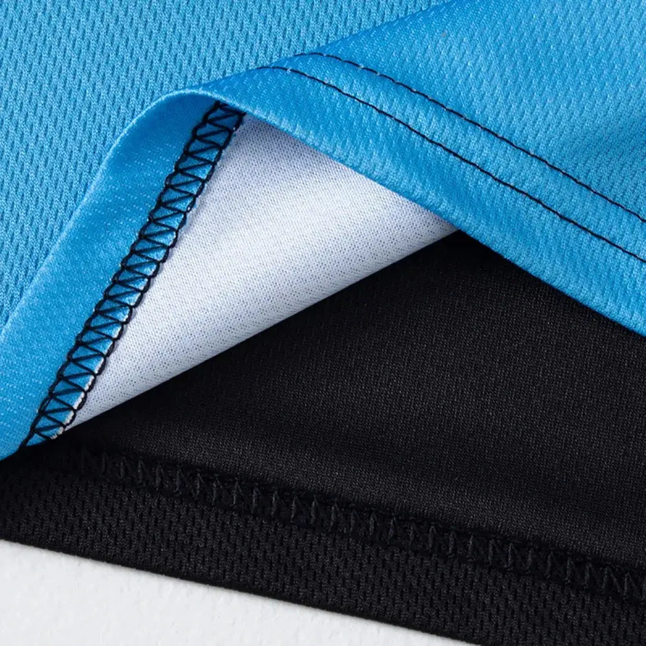 Men's Seasonal Sports Short Sleeve Top & Running Shorts Set – Gradient Quick Drying Multi-Colour Casual Set - Rehmiar