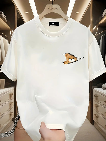 Men's fashionable summer casual loose sports T-shirt - Rehmiar