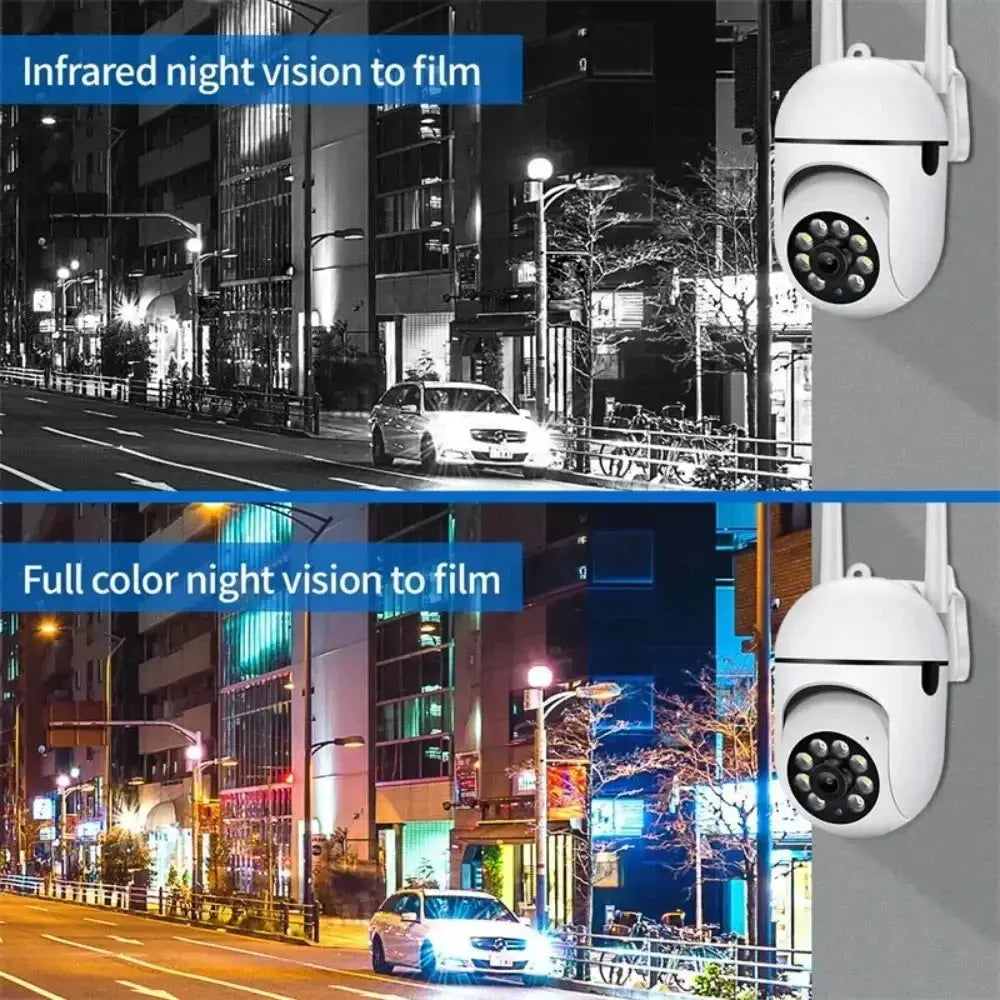 8MP Wireless Outdoor Security Camera – 4X Zoom, AI Human Tracking, Two-Way Audio & Colour Night Vision Rehmiar