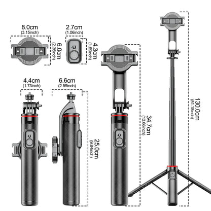 C20 Magnetic Selfie Stick Tripod – MagSafe Travel Stand for iPhone 12–16 Pro Max & Android Rehmiar