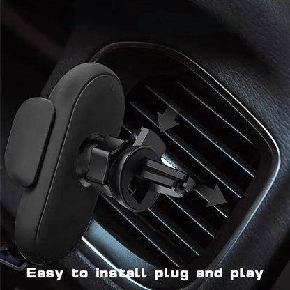 30W Wireless Car Charger Mount Air Vent Auto Clamping Fast Charging Phone Holder - Rehmiar