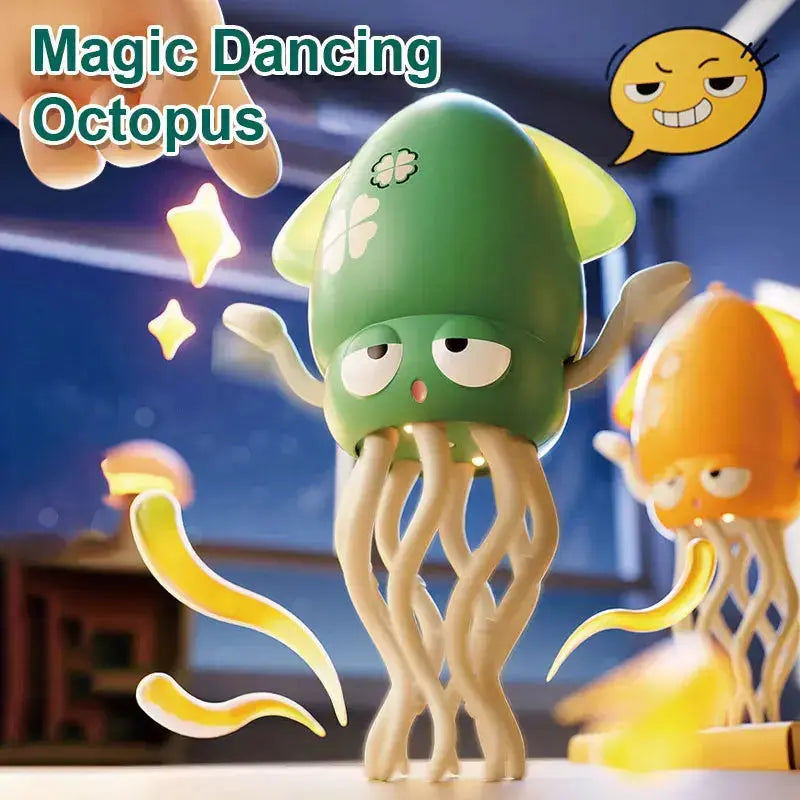 Dancing Octopus Electronic Toy, Musical Crawling Pet with Automatic Obstacle Avoidance for Children Rehmiar