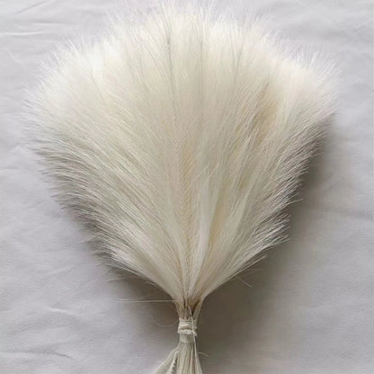 Fluffy Pampas Grass Boho Decor Artificial Flower - Rehmiar