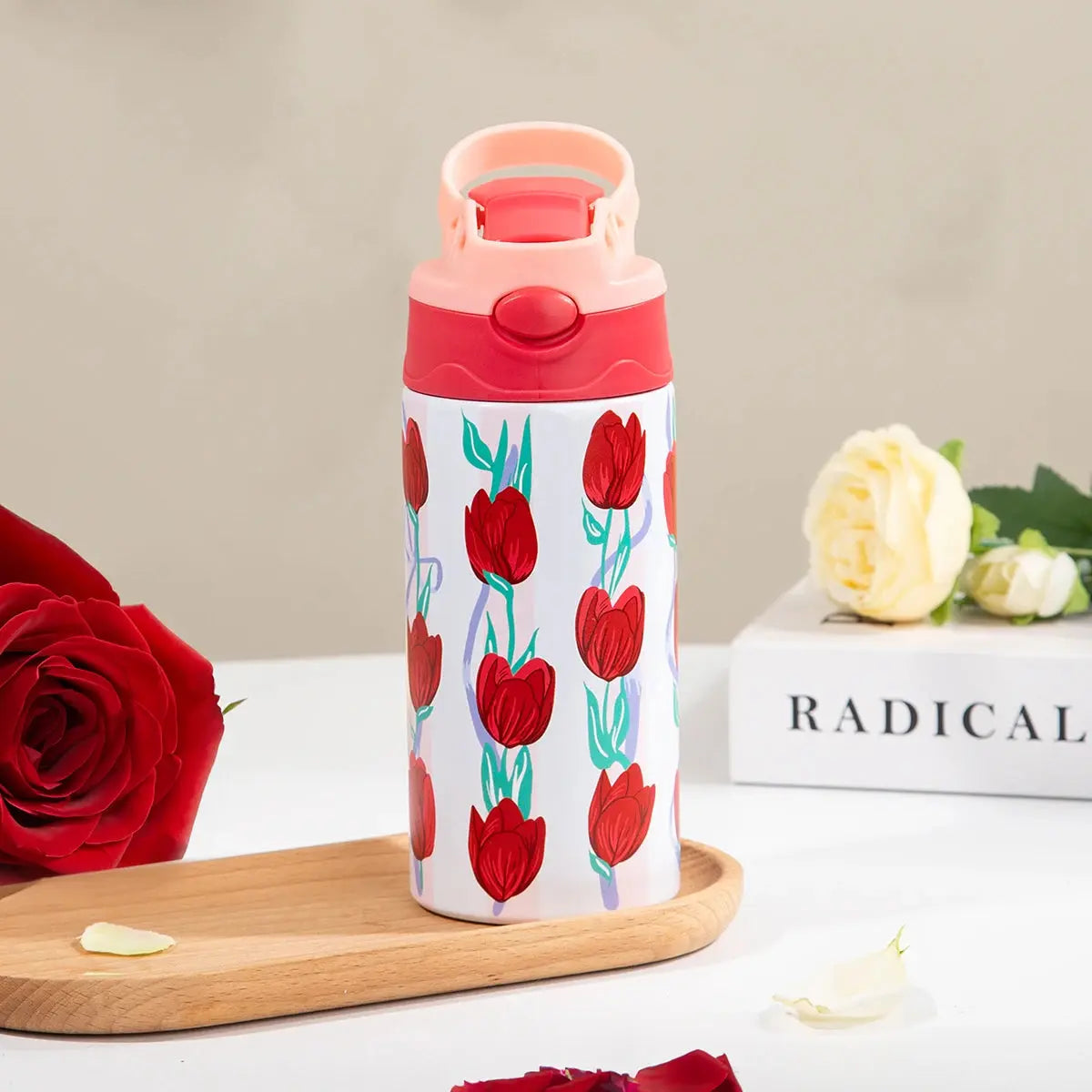 350ml Cartoon Insulated Stainless Steel Thermos Cup – Kids Cartoon Print Vacuum Flask - Rehmiar