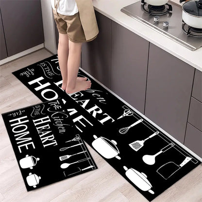 Soft Washable Kitchen Floor Mat – Anti Slip Carpet for Bedroom, Living Room, Hallway, Bathroom & Entrance Doormat