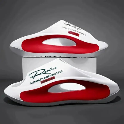 Men’s EVA Cartoon Design Slides – Lightweight Open Toe Indoor & Outdoor Comfort Sandals - Rehmiar