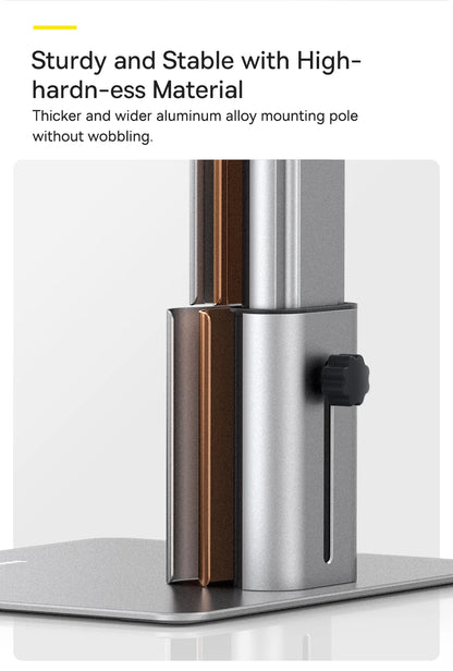 Baseus Laptop Stand for MacBook Air Pro Foldable Aluminium Vertical Notebook Stand Scalable Adjustable Support Tablet Kickstand - Rehmiar