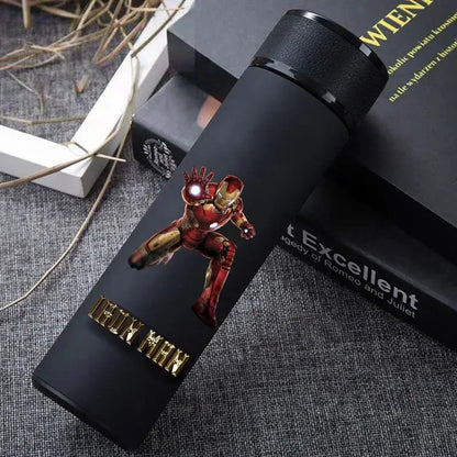 304 Stainless Steel Superhero Insulated Thermos with Cup – Cartoon Vacuum Water Bottle - Rehmiar