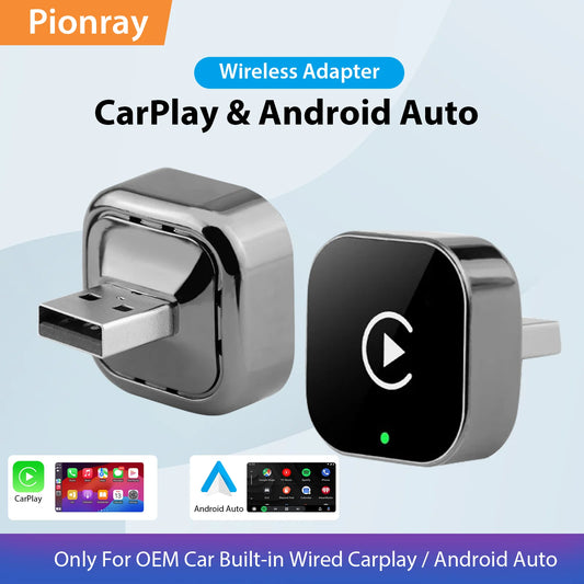 New 2 in 1 Wireless CarPlay Adapter & Android Auto Wireless Adapter - Rehmiar
