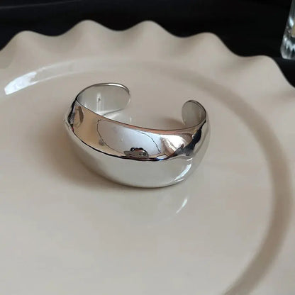 Vintage Style Irregular Geometric Twisted Open Bangles for Women jewellery - Rehmiar