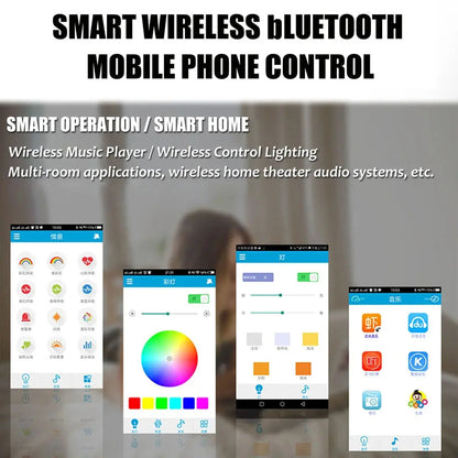 Smart RGB Ceiling Light – 36W/52W Music Sync, APP & Bluetooth Control, Remote Controlled Modern Home Lighting (AC220V) - Rehmiar