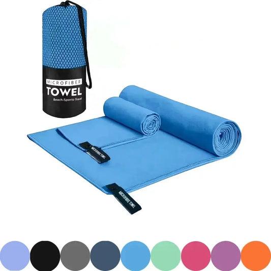 Quick-Dry Sports Towel – Microfiber for Running, Yoga, Gym, Fitness, Basketball, Outdoor, Camping, Hiking & Beach Rehmiar