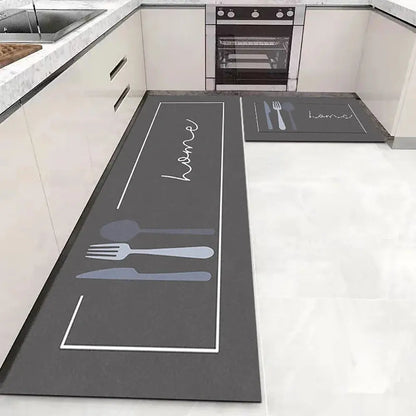 Soft Washable Kitchen Floor Mat – Anti Slip Carpet for Bedroom, Living Room, Hallway, Bathroom & Entrance Doormat