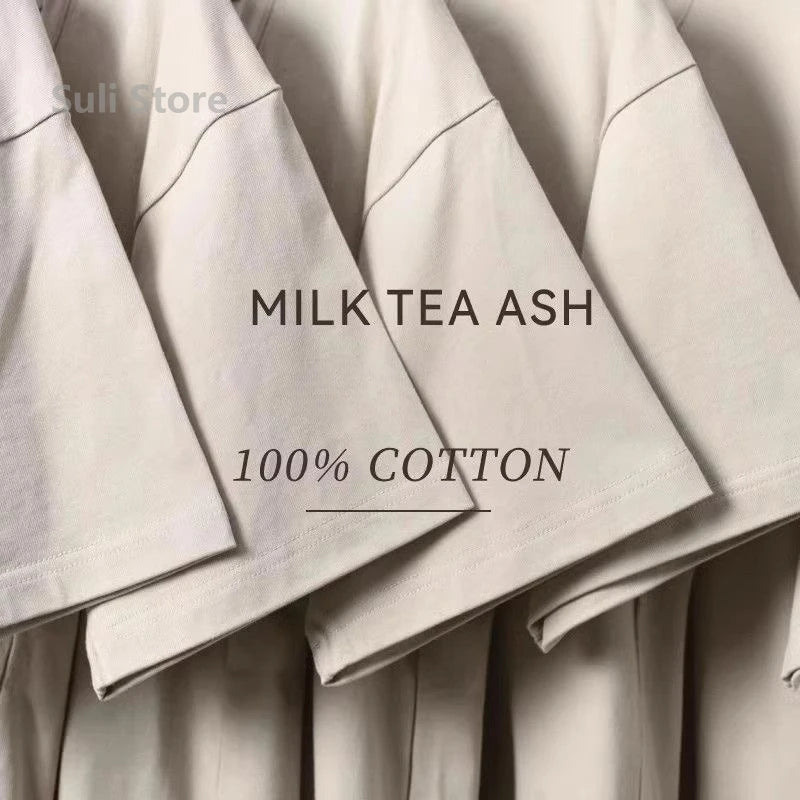 450G High Quality 100% Cotton Unisex Summer T-Shirt - Rehmiar