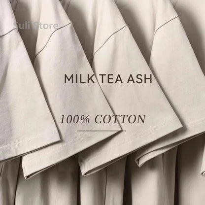 450G High Quality 100% Cotton Unisex Summer T-Shirt - Rehmiar