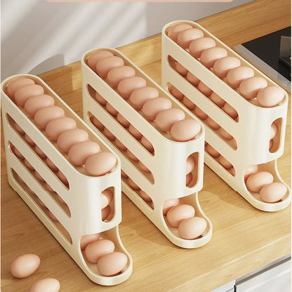 4-layer Slide Egg Storage Box Ladder Style Egg Box - Rehmiar