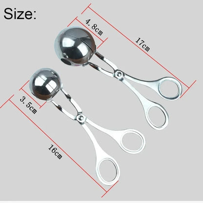 Stainless Steel Meatball, Fish Ball, Rice Ball Maker Tool - Rehmiar