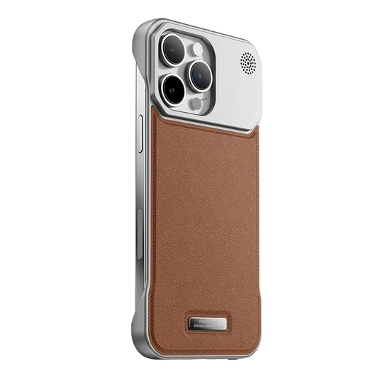 Luxury Magnetic Leather Aromatherapy Case for iPhone 11–17 Pro Max – Wireless Charging Compatible - Rehmiar