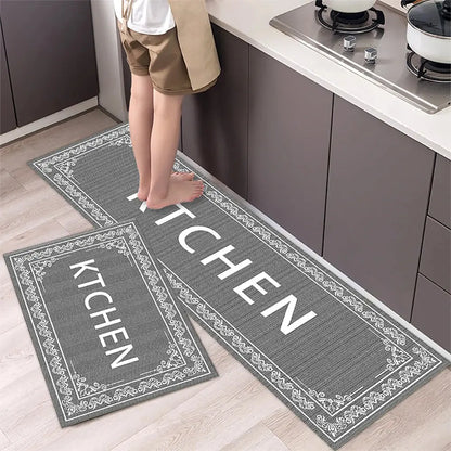 Soft Washable Kitchen Floor Mat – Anti Slip Carpet for Bedroom, Living Room, Hallway, Bathroom & Entrance Doormat