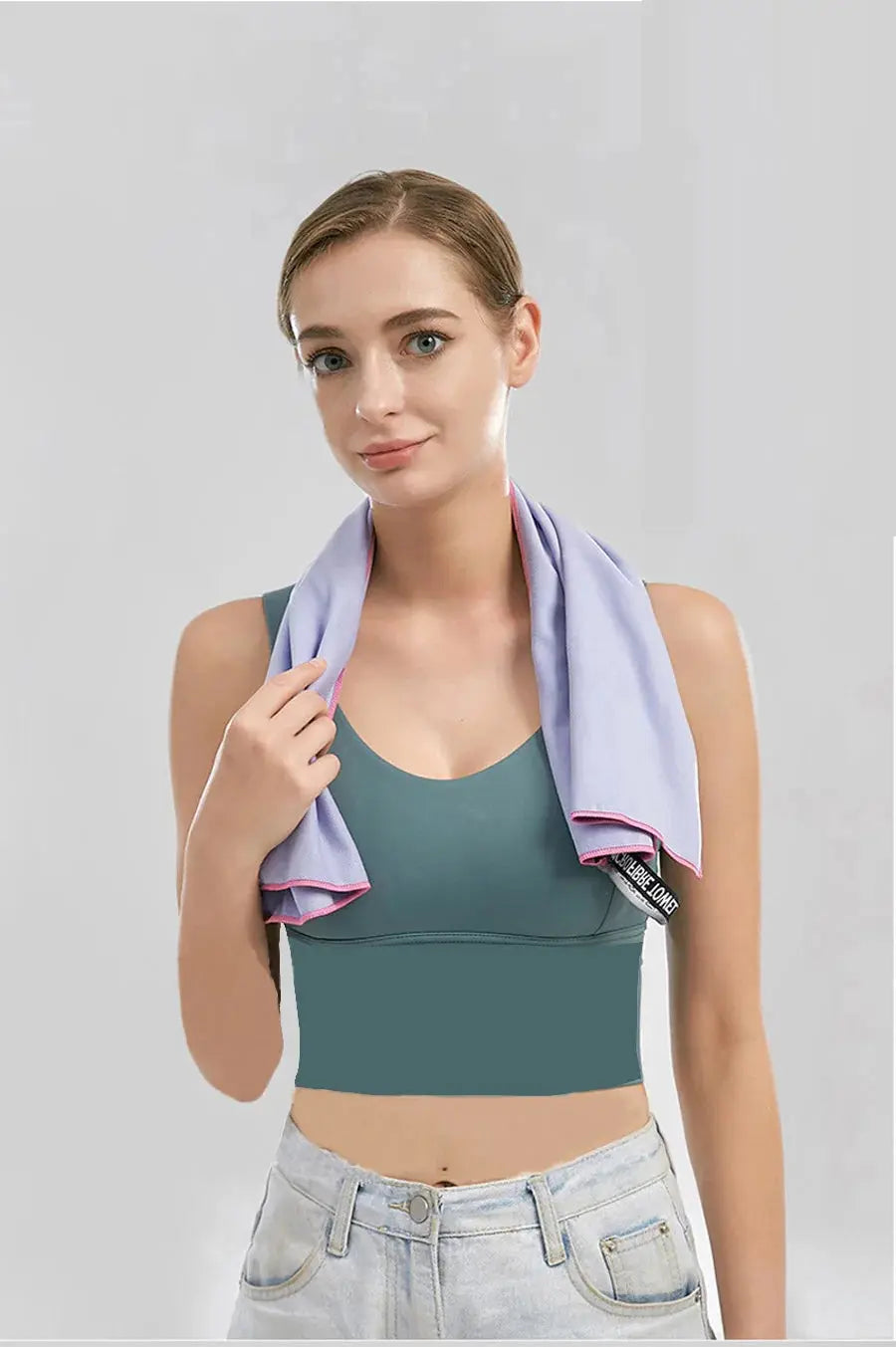 Quick-Dry Sports Towel – Microfiber for Running, Yoga, Gym, Fitness, Basketball, Outdoor, Camping, Hiking & Beach Rehmiar