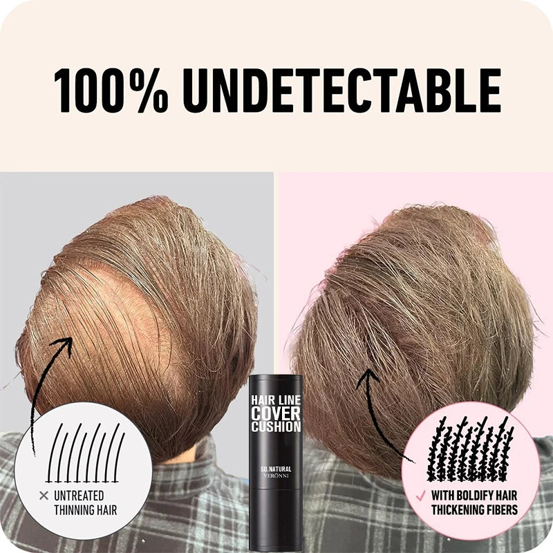 Instant Hairline Powder, Fast Covering Hair Root Concealer, Eyebrow and Beard Lines, Long-lasting Wind and Sweat Resistant
