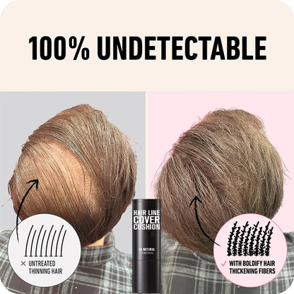 Instant Hairline Powder, Fast Covering Hair Root Concealer, Eyebrow and Beard Lines, Long-lasting Wind and Sweat Resistant