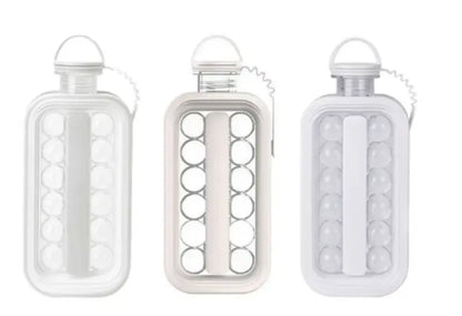 2-in-1 Portable Ice Maker Water Bottle – Folding Ice Cube Mold & Drink Bottle - Rehmiar