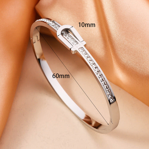Gold Plating Exquisite Stainless Steel Bracelet Fashion Bracelet & - Rehmiar