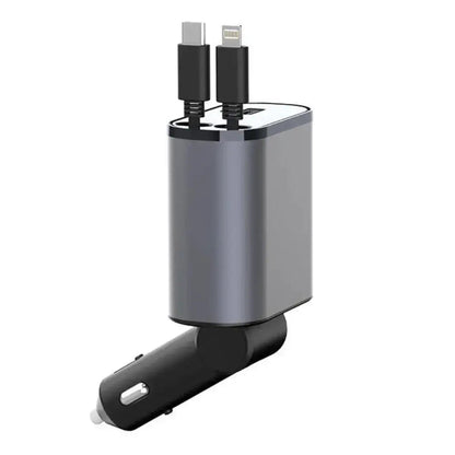 FAST 100W Car Phone Charger Lighter USB And TYPE-C Adapter - Rehmiar