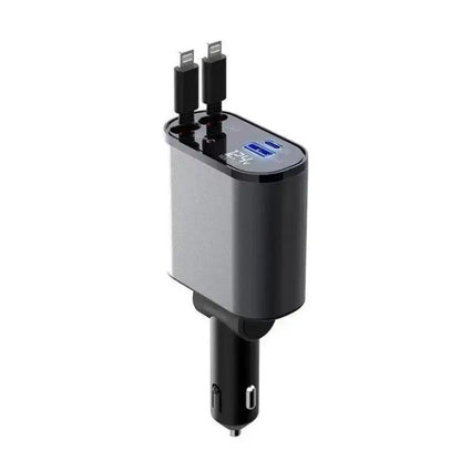 FAST 100W Car Phone Charger Lighter USB And TYPE-C Adapter - Rehmiar