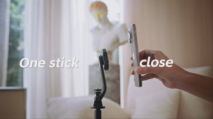 C20 Magnetic Selfie Stick Tripod – MagSafe Travel Stand for iPhone 12–16 Pro Max & Android