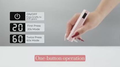 Handheld UV LED Nail Lamp – USB Rechargeable Gel Polish Nail Art Quick Dryer Tool
